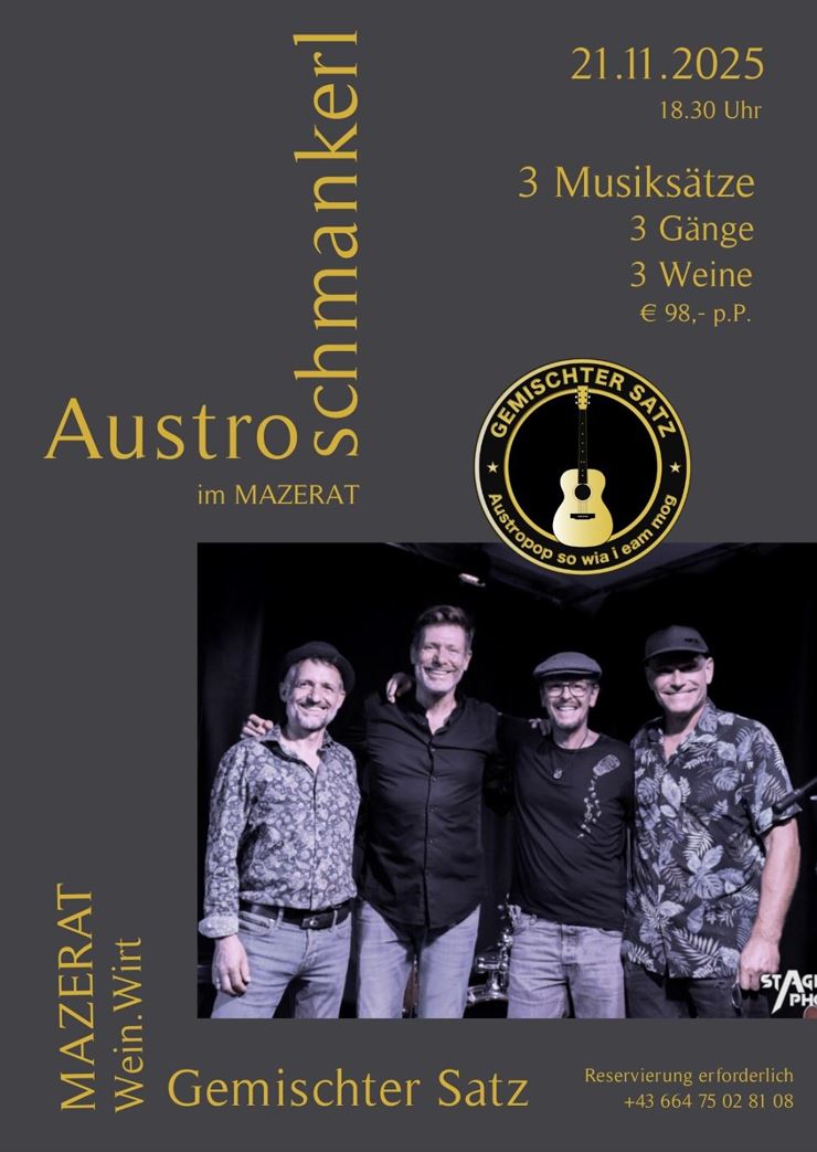 Austro Schmankerl beim Mazerat