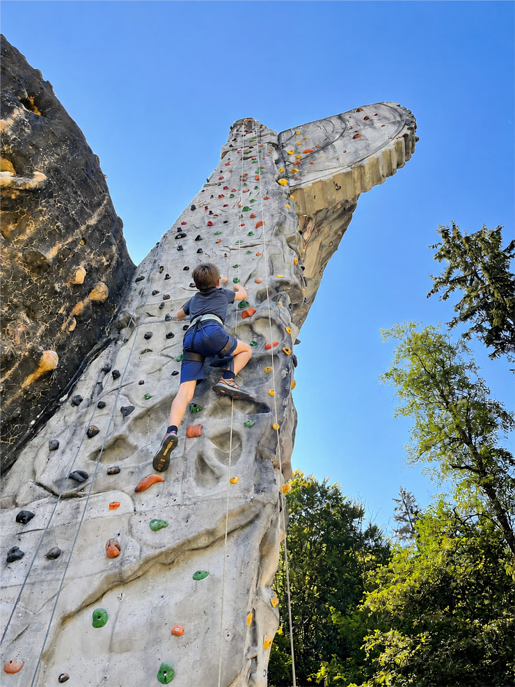 KINDERPROGRAMM - Hoch hinaus beim Klettern