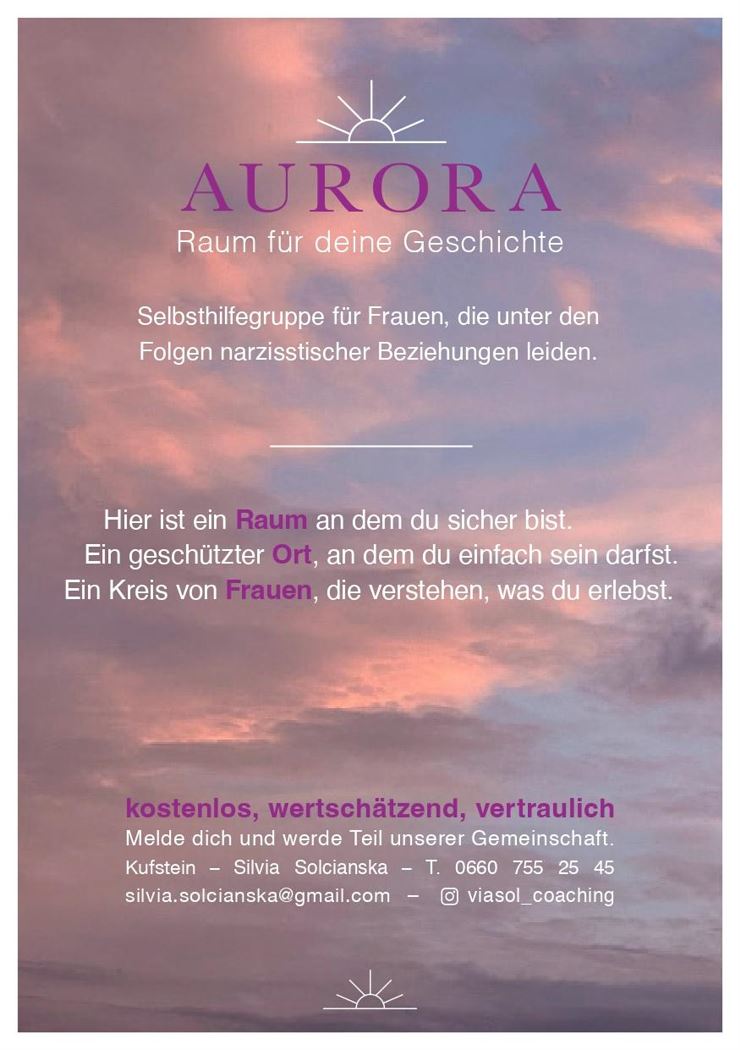 Selbsthilfegruppe Aurora - Raum für deine Geschichte - Kufstein