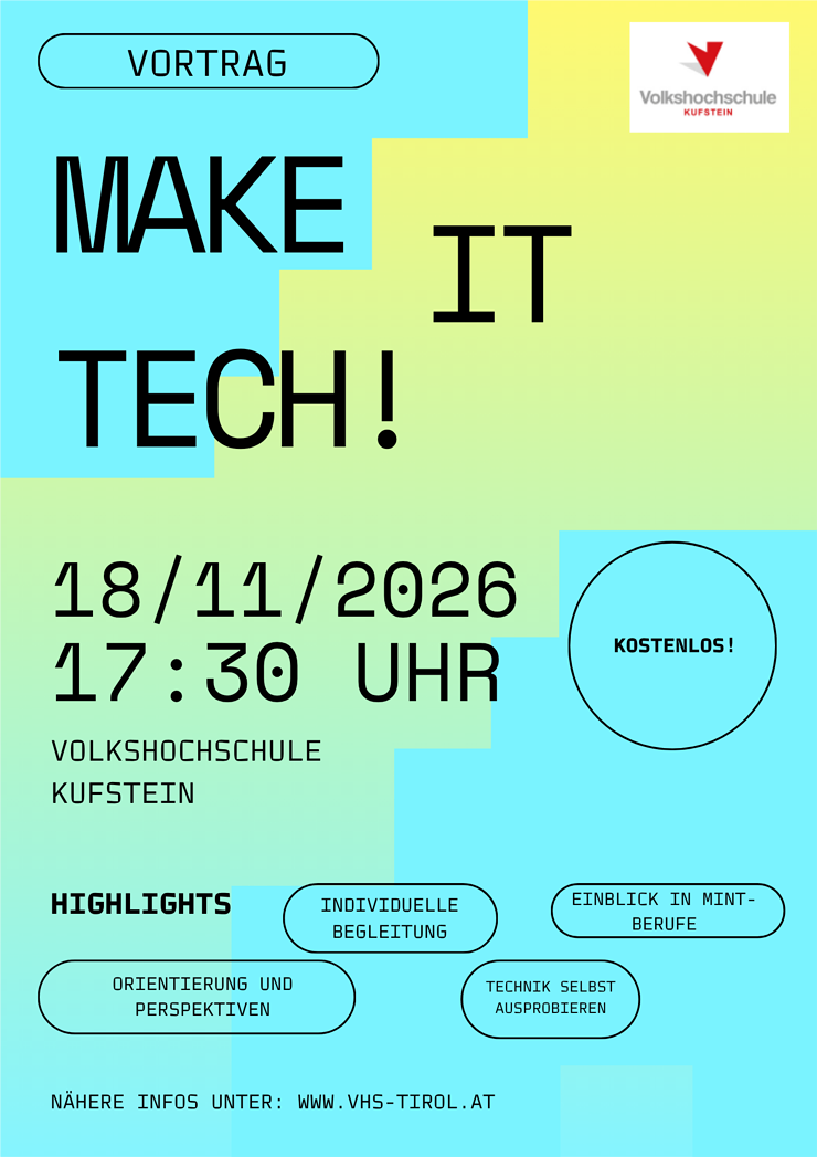 Make it Tech!-Frauen erobern die Technik
