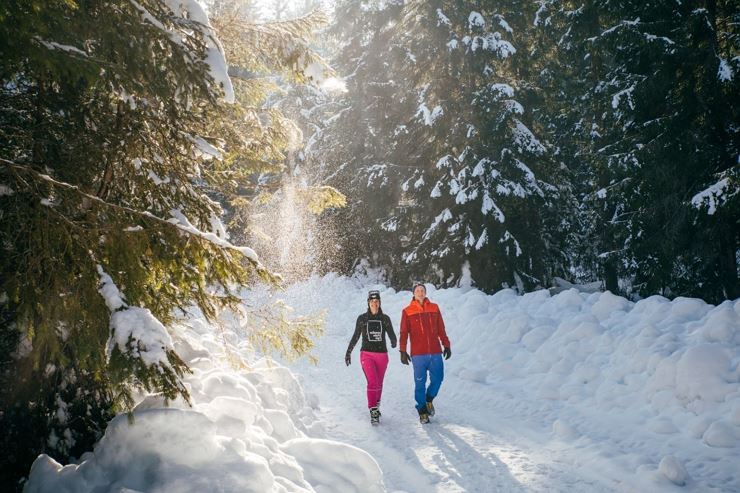 Ausgedehnte Winterwanderung von Hinter- nach Vorderthiersee