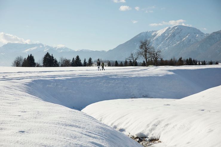 Premium winter hiking trail - panoramic trail