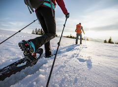 Snowshoe hiking Schattberg Thiersee