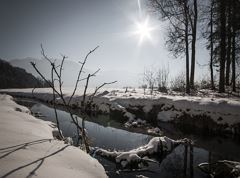 Passeggiata invernale lungo il Jennbach