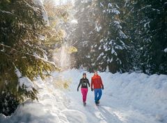 Sentiero circolare invernale attraverso la locanda Wachtl Inn