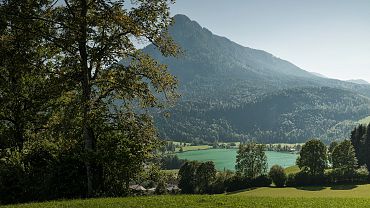 Lido in Thiersee with Pendling