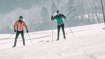 Cross-country ski trails in Schwoich